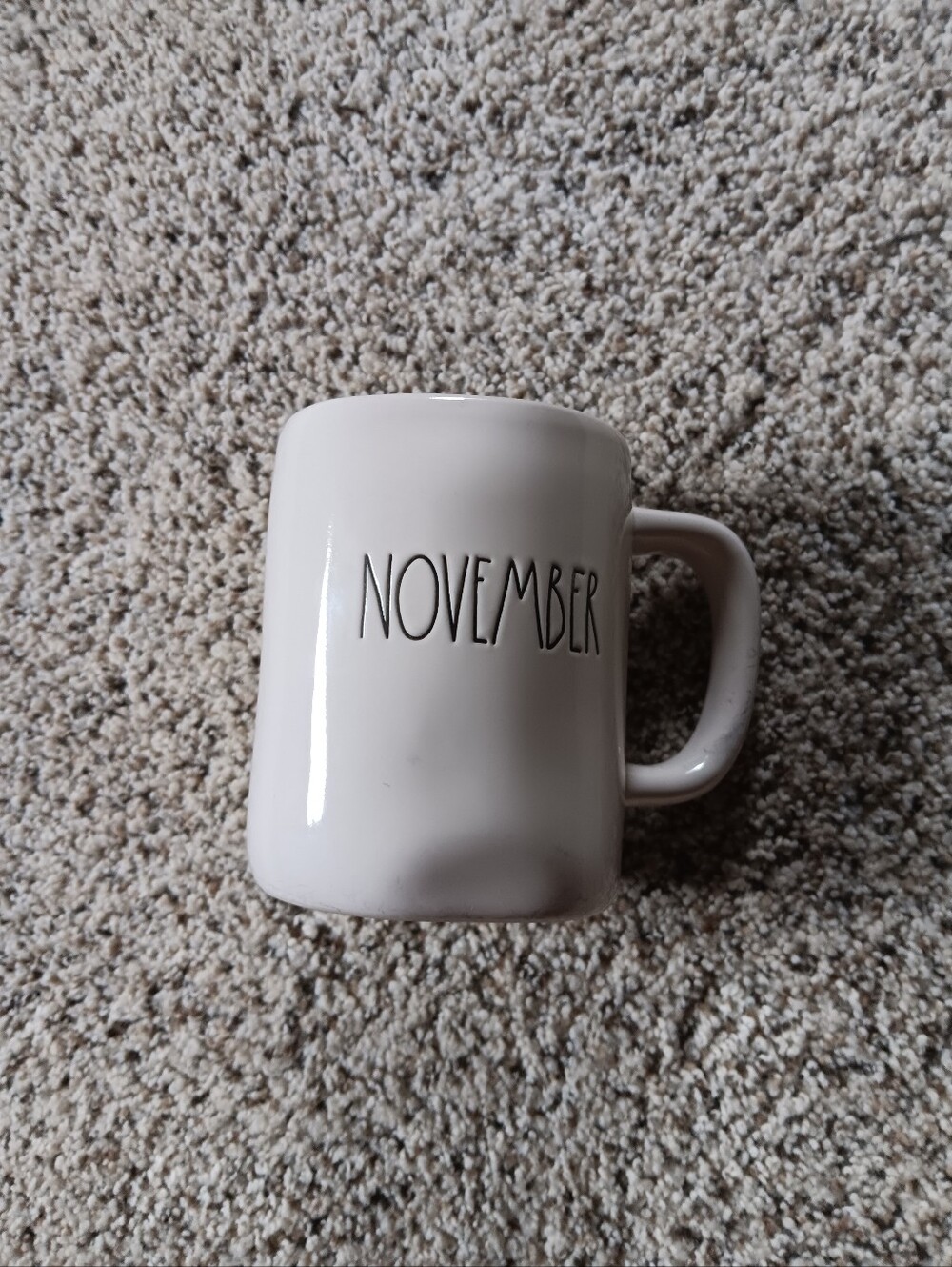 Rae Dunn November Big Tea Cup Coffee Mug